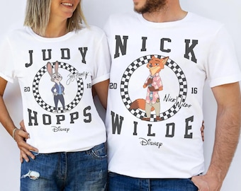 Disney Zootopia 2 Filmen Polisavdelning Ansiktströja, Judy Hopps Nick Wilde Gary De'Snake, Zootropolis, Disneyland Familjeresa 2025 Tröja