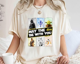Disney Star Wars Character Shirt, Star Wars Shirt, Star Wars May The 4th Be With You Shirt, Star Wars Disneyland Trip Group Shirt