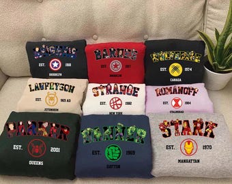 Sudadera inspirada en los superhéroes de los Vengadores: Rogers & Barnes Shirt