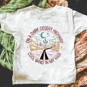 Dark Desert Highway Shirt: Adventure Travel Tee