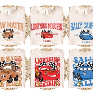 Disney Cars Shirt, Disney Lightening McQueen Shirt, Cars Sally Shirt, Disney Family Trip Shirt, Disneyland Vacation Tee, PixarMater Shirt