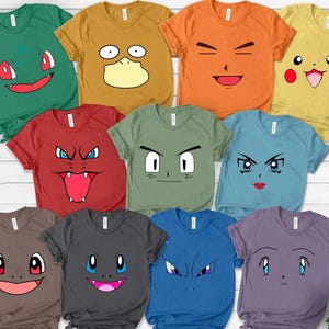 Poke Mon Face Shirt: Pika Pika Birthday T-shirt