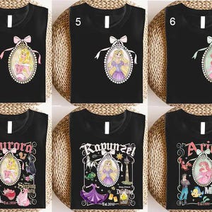Disney Princess Cute Ribbons And Bows Shirt And Sweatshirt,Disney Princess Coquette Bow Shirt, Disney Princess Shirt,Princess Bow Sweatshirt