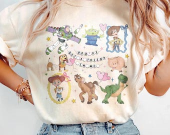Disney Pixar Toy Story shirt, Toy Story familievakantie shirt, Woody Buzz Rex Hamm Tee, Pizza Planet shirt, Disneyland Magic Kingdom reis