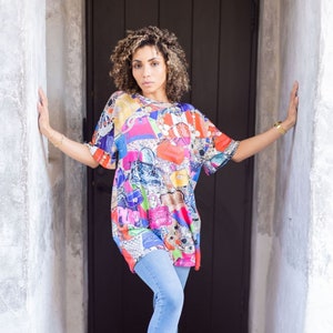 Fashion bag tee dress