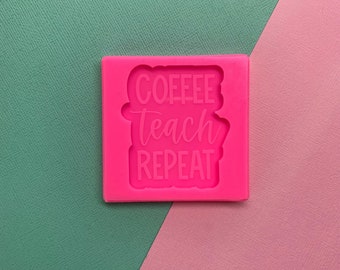 Teacher Fridge magnets | silicone moulds | organisation | keyrings