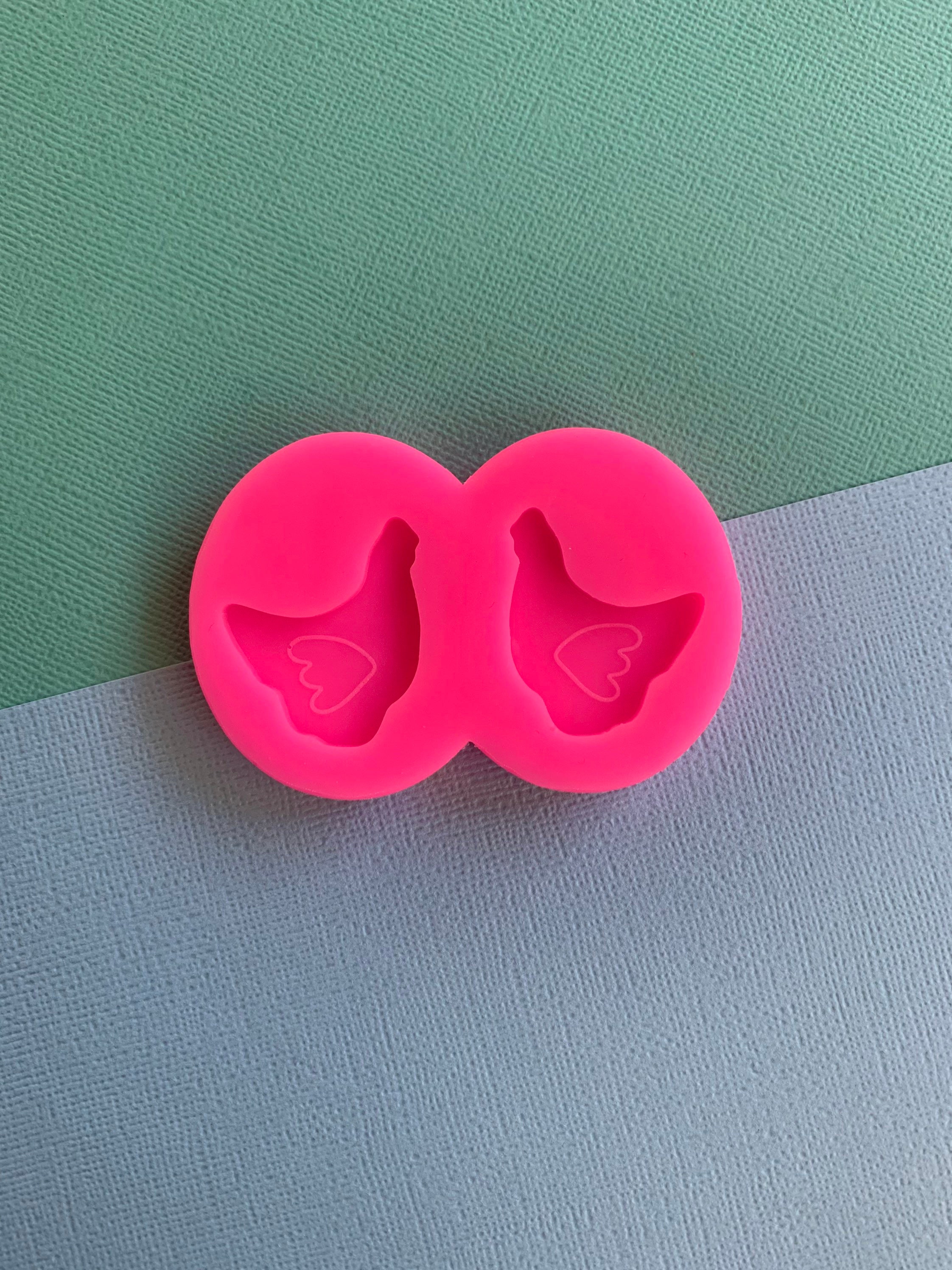 16 pieces 10mm Circle Silicone Mold/Mould, Silicone Mold, Resin Mould,  Earring Moulds, Earring Mold