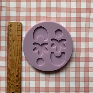 Mix & Match dangle earring Silicone Mould Resin earrings mould/mold DIY earrings Dangle Studs image 2