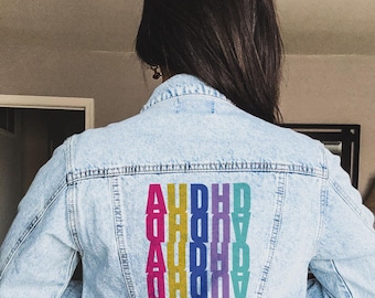 The AUDHD Denim Jacket by Xandra the Creative