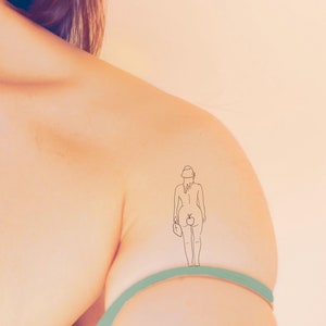 Eve&#39;s Apple Tattoo Single or 8.5&quot;x11&quot; Temporary Tattoo Sheet Muscle Man Tattoos Her Bridesmaid Tattoos Cute Temp Tats S&#39;Mock Studio