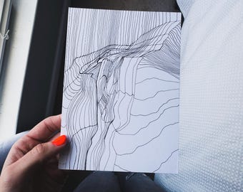 One of a Kind Signed Jumbo Original Artist Trading Card