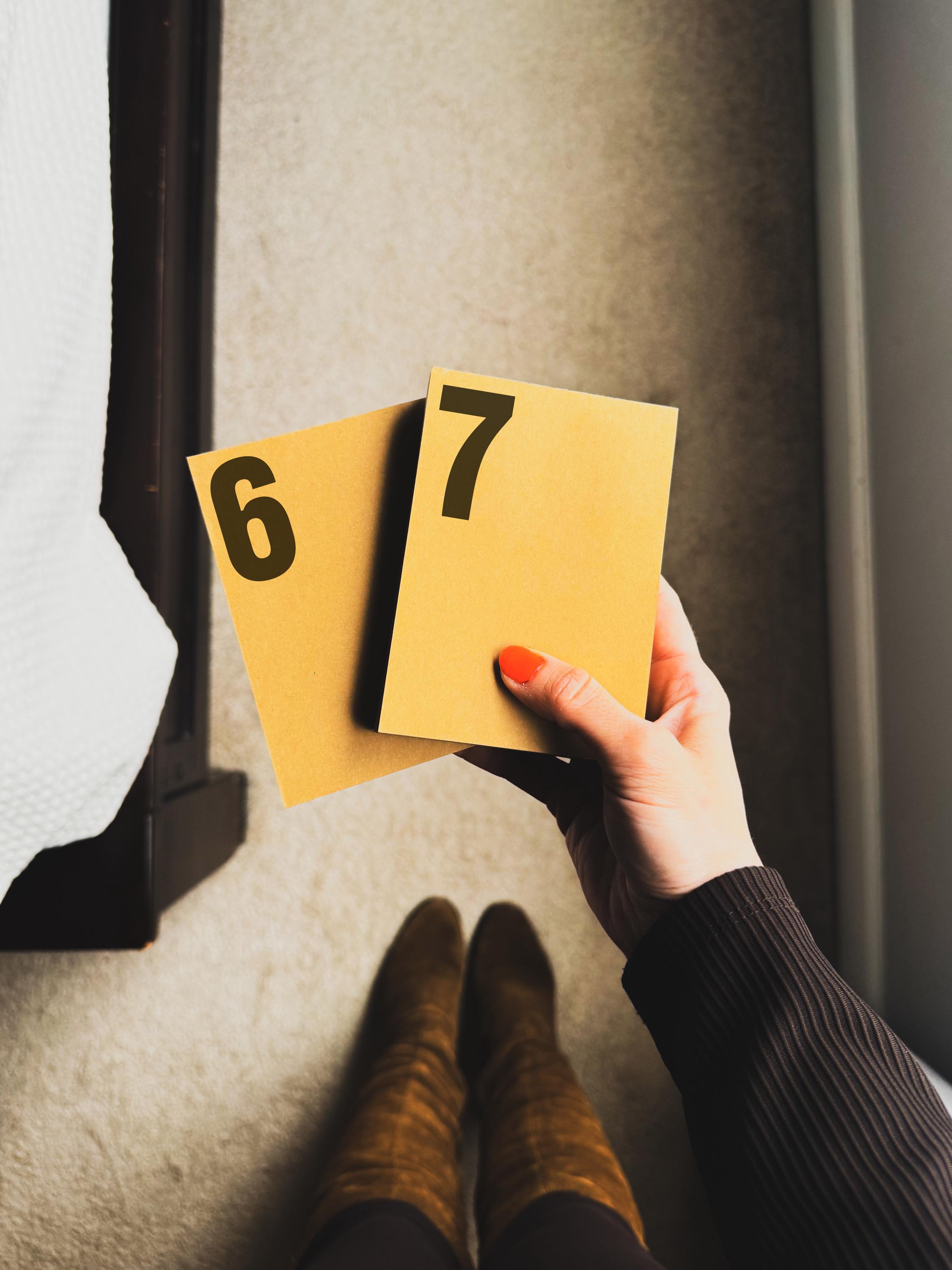 Custom Number/s Notepad for the Bold Minimalist - Etsy