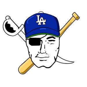 Dodgers Raiders Cult sticker