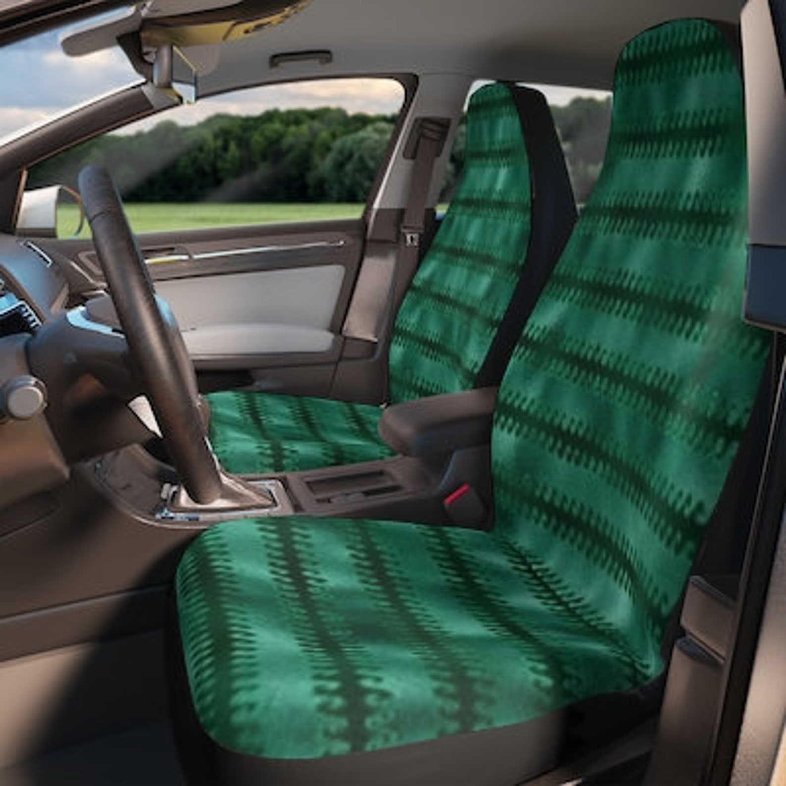 Emerald Green Car Seat Covers Multiple Options Emerald Car Etsy
