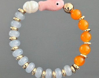 Beaded Fish Bracelet