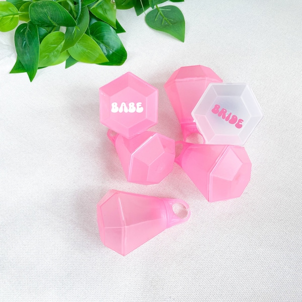 Plastic Rings Bridal Shower Etsy