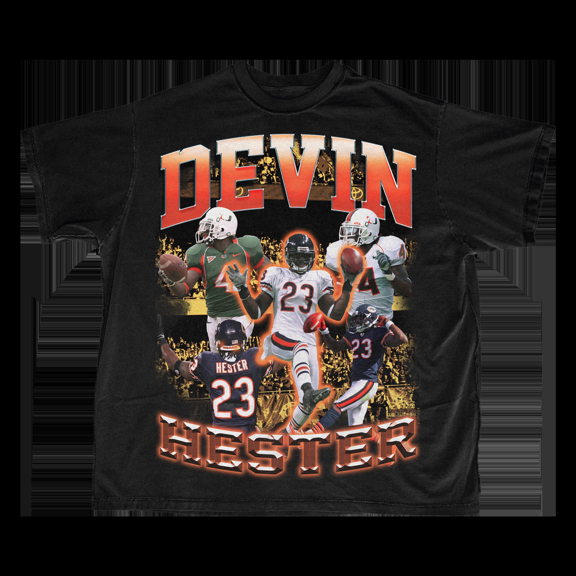 Devin Hester T Shirt NFL Player Classic Vintage Bootleg Shirt -   Finland