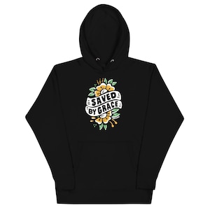 Saved By Grace | Reformed Christian Gift | Hoodie