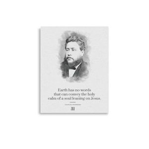 Charles Spurgeon Poster | Reformed Theology Printable | Christian wall art