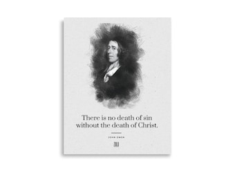 John Owen Poster | Reformed Theology Printable | Christian wall art