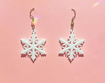 Snowflake Earrings Winter Earring  Christmas Gift  Snowman Earring Snow Earring Stocking Stuffers for girls Christmas Gift Ideas for her