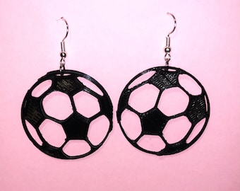 Soccer Ball Earrings Soccer Earring Soccer Fan Earring Gift For Soccer Fanatics Soccer Mom Gift Soccer Jewelry Soccer Gift Sports Gift Light