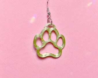 Paw Print Earrings Dog Pet Gift Dog Lover Animal Veterinarian Zookeeper Gifts French Bulldog jewelry Vet Tech Dog Sitter Kennel Puppy Cat