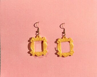 Friends Frame Earrings Friends Door Frame Friends themed gift Central Perk Earring TV show Gifts Friends couch earring Ross friends tv merch