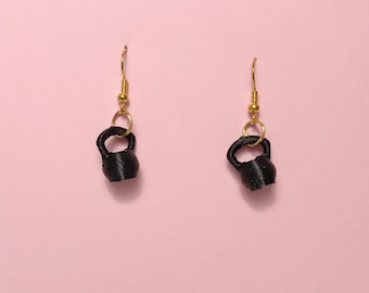 Kettlebell Earrings Dumbbell Barbell Earring Athletic Trainer Gift Dumbbell Earring Fitness Gift Coach Gift Lift Health and Fitness Gift