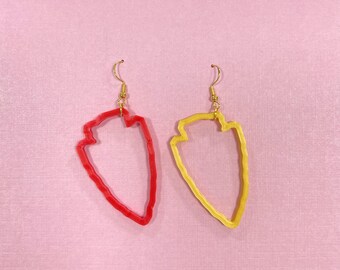 Kansas City Chiefs Earrings KC Earring Football Fan Arrowhead Earrings Football season Football NFL Jewelry Taylor Swift Gift Sport Missouri