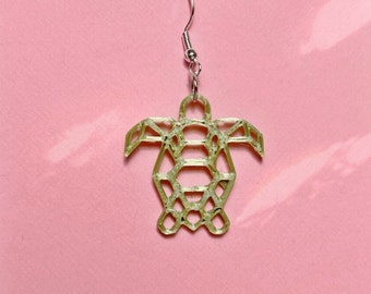 Sea Turtle Earrings Sea Creature Earring Vacation Earring Beach Earring Tropical Earring Fish Earring Scuba Diving Animal Anatomy Skeleton