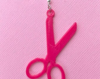 Scissor Earrings Crafty Earrings Art Teacher Gift  Cutting Shears Jewelry Salon Earring Easter Basket Stuffer Teacher Appreciation Day Gift