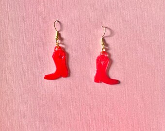 Cowboy Boot Earrings Cowgirl boot Earring Jewelry Country Western Gift for her
