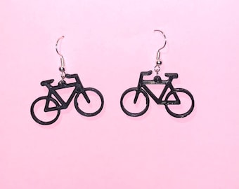 Bicycle Earrings Cycling Cyclist Gift Bike Earrings Bike Jewelry Mountain Biking Spin Class gift bicycle Adventure Outdoor Tour de France