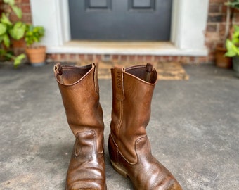 red wing slip on boots