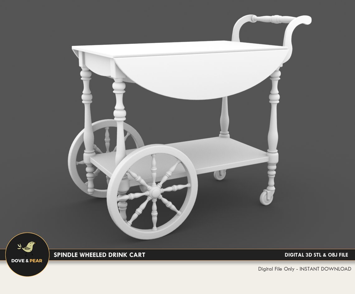Child size tea hot sale cart with wheels