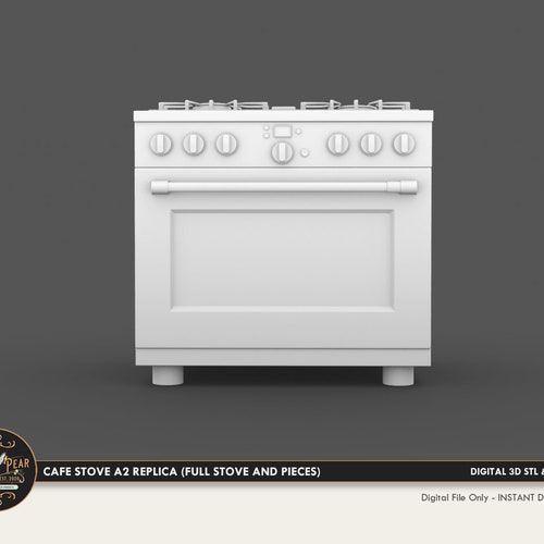 112 Cafe Stove A2 Dollhouse Miniature 3D STL PRINT File Etsy