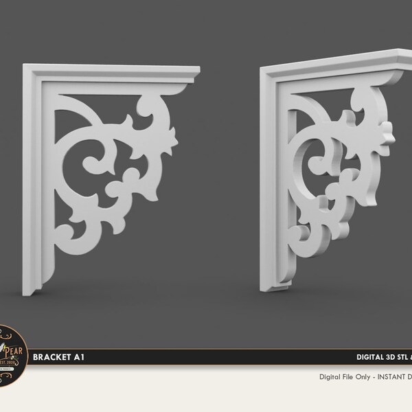 Shelf Bracket Stl File Etsy