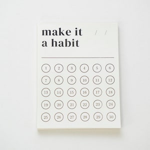 Habit Tracker, Mały notatnik produktywności, Organizacja wzrostu nastawienia, Life Coach, Samodoskonalenie, Prezent na rozwój osobisty