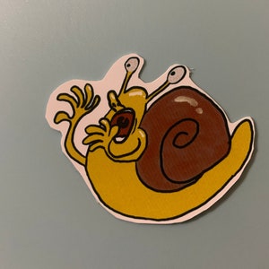 Autocollant d’escargot accélérant