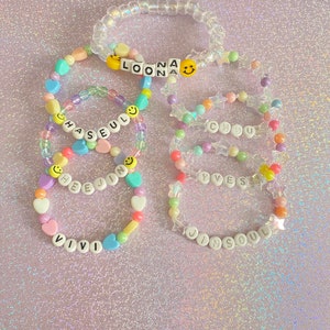 Loona kpop bracelets, kpop beaded bracelet, loona jewelry