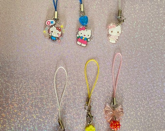 Kawaii phone charms, cute phone charm, HK phone charm