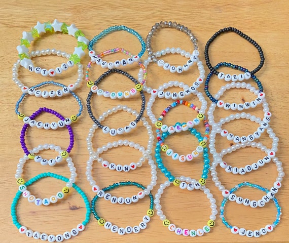 Customisable Kpop Bracelets elastic - Etsy