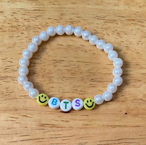 BTS Kpop Bracelet, Kpop Beaded Bracelet, Bts Kpop Jewelry - Etsy