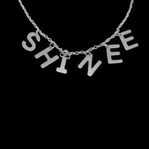 Shinee kpop necklace, kpop jewelry, shinee kpop jewelry