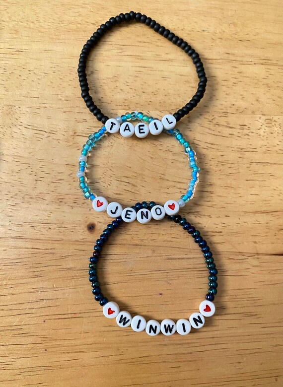 Custom Kpop Bracelet, Nct 127 Kpop Bracelet, Nct 127 Jewelry