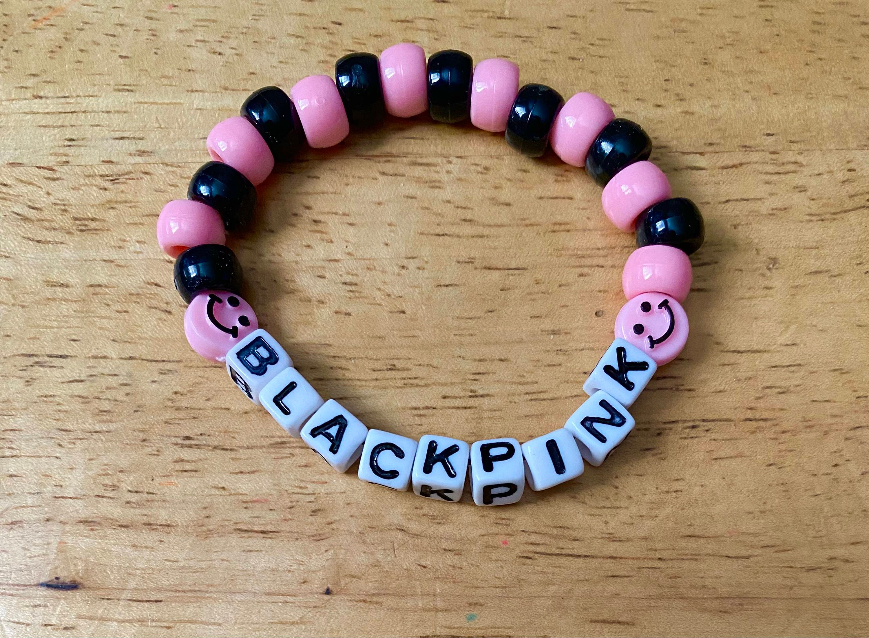 Blackpink Kpop Bracelet, Blackpink Jewelry, Kpop Beaded