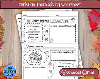 Printable Thanksgiving Handprint Craft: Bible Verse Activity (digital ...