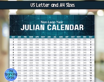 Date Calendar Perpetual Julian Date 120 Printable Julian Calendar