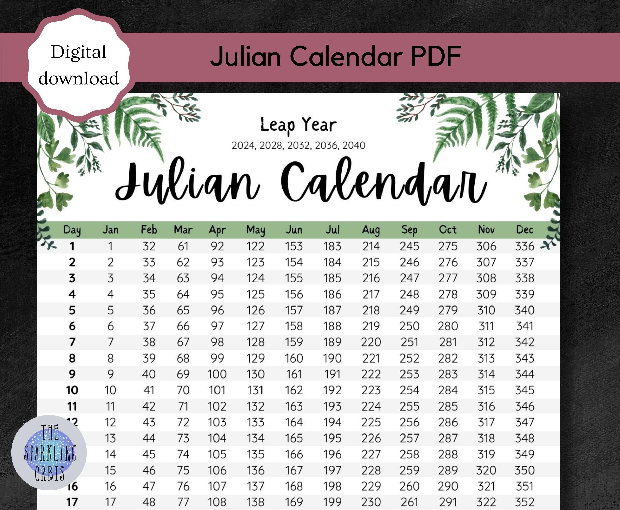 julian calendar